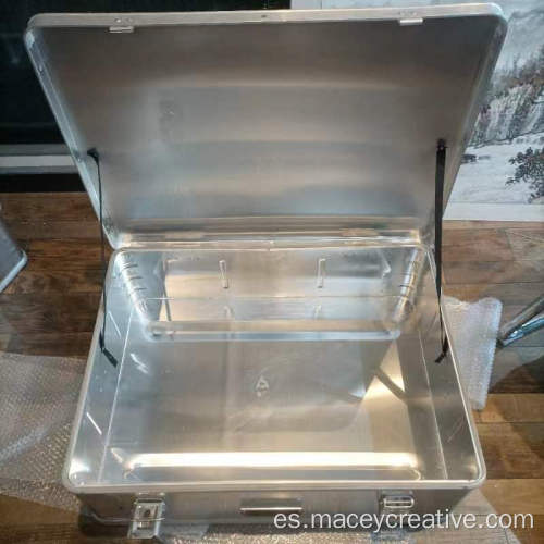 Caja de metal de almacenamiento de aluminio de gran capacidad multifunción 95L